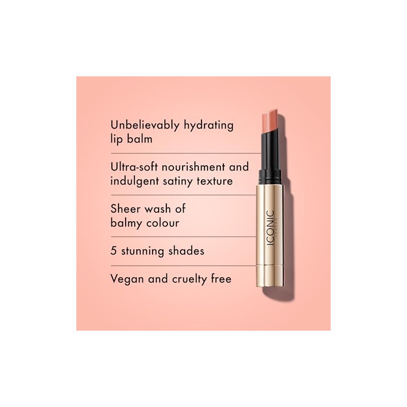 ICONIC LONDON- Bálsamo labial Melting Touch | Bálsamo labial hidratante,