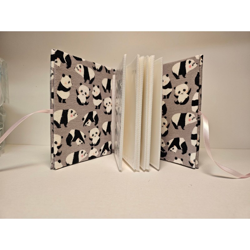 Panda Photo Album - Holds 100 4x6 Photos - Handmade
