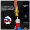 3/4" Expansion Copper Stub Out Pex-A, 3/4" x 8" Straight