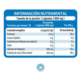 HEALTHADDICTION - Glicinato de Magnesio 400 mg – Cápsulas Veganas para Relajación Muscular y Mejora del Sueño – Absorción Superior, Libre de Gluten y 