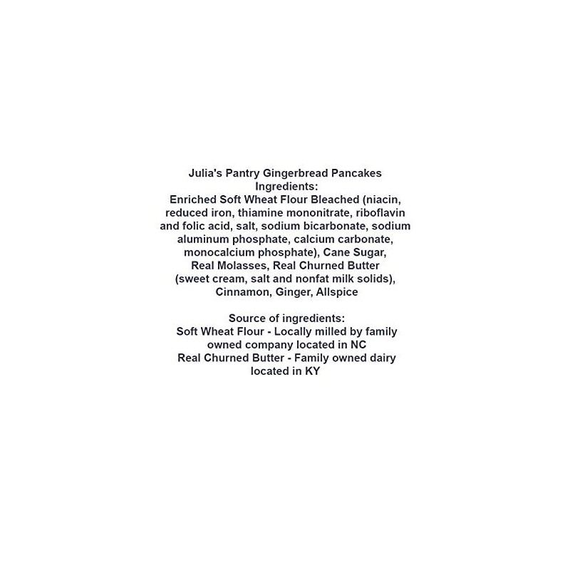 Gingerbread Pancake Gift Bag