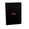 Pack of 5 Rhodia Black Side Staplebound A4 Notebook (8.25