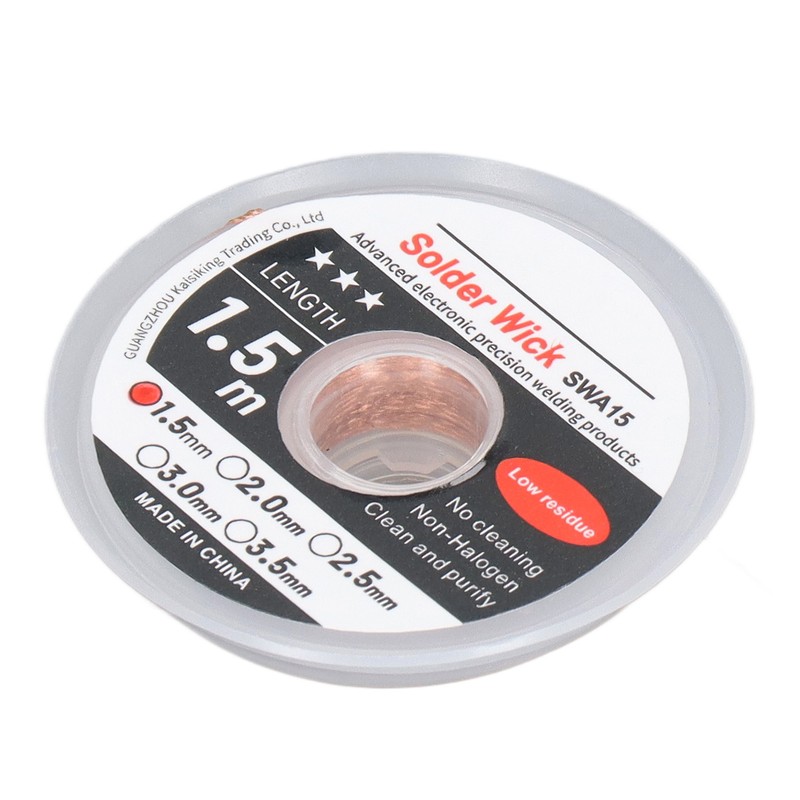 5PCS Solder Wick Red Copper Anti Oxidation Corrosion Resistance Desoldering