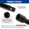 WORKPRO 18-Piece Impact Socket Extension Set, Includes Socket Adapters, Ratchet