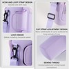 MLPKOI Water Bottle Carrier Bag With 40 Oz Adjustable Shoulder