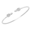 TISHAVI Pineapple Shape 925 Sterling Silver Plain Silver Bangle Bracelet