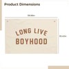 Homaisson Long Live Boyhood Tapestry, Room Wall Decor Canvas Banner,
