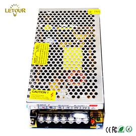 LEOUR Power Supplies 12V 16.5A 200W、AC96V~130V Transform DC 12V Converter with EMC Filter、Overcurrent and Overvoltage Protection DC Power Supply