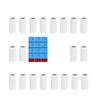 Pool Cue Tips Screw-in Billiard Cue Tips, 20Pcs Hard Billiard