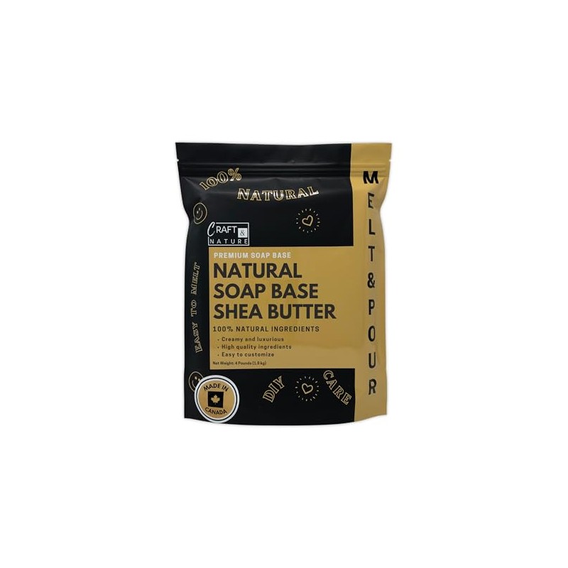 Craft & Nature 4 LB All Natural Shea Butter Moisturizing