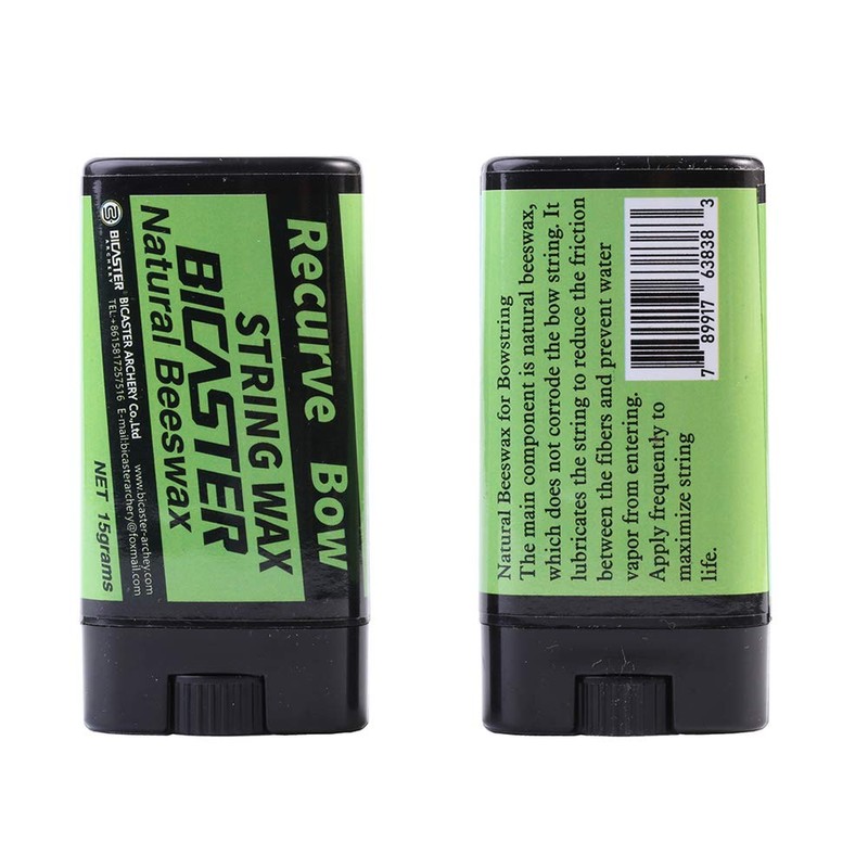 BICASTER Archery String Wax Bowstring Pure Natural Beeswax Handmade (for