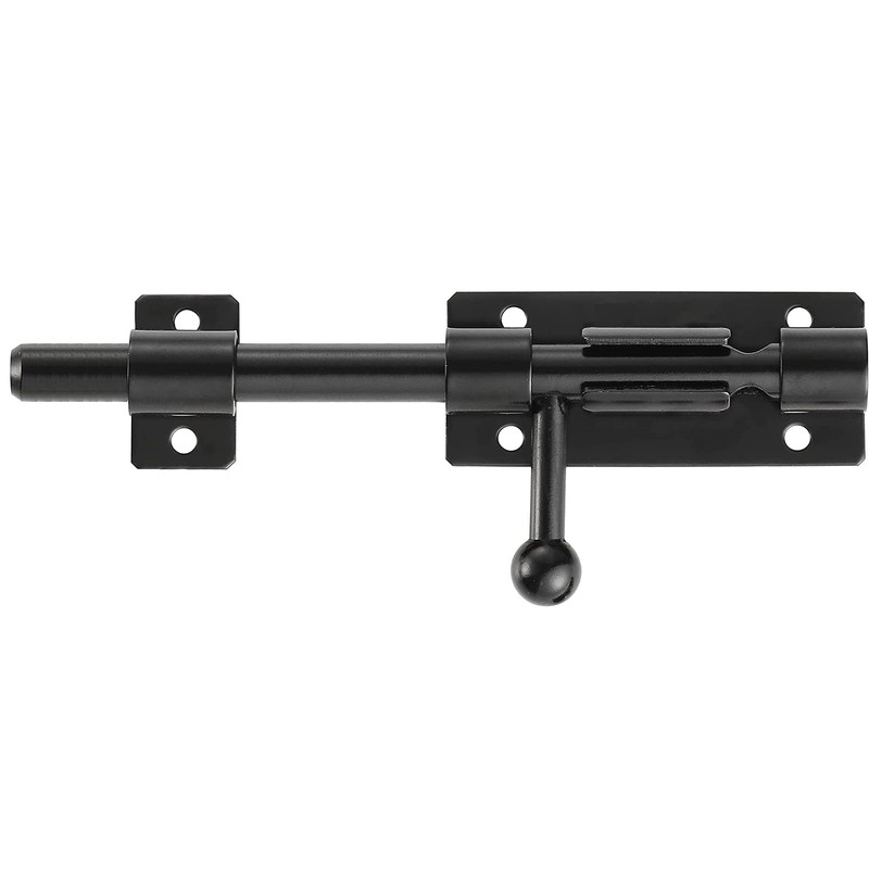 Litensh 200 Lockable Door Bolt Bolt with Padlock Hole, 304