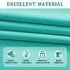 DONREN - Cortinas opacas de color turquesa para recámara, con