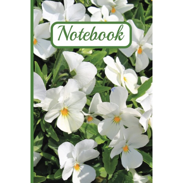 Notebook: Journal with Photography of the Small White Violas