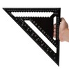 45 Degree Aluminum Alloy Angle Ruler, 12 Inch Aluminum Alloy