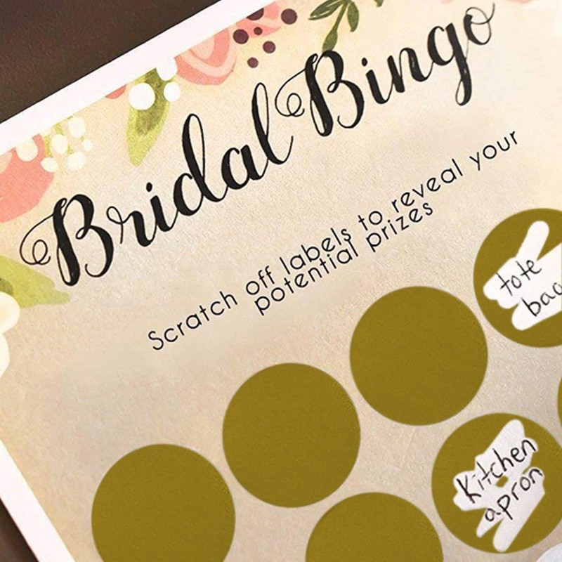 Scratch Off Stickers 6 Sheet