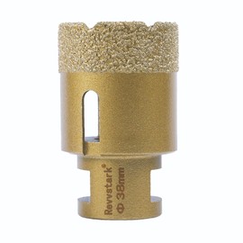Diamond Core Drill Bits 1-1/2 Inch (38mm) Tile Hole Saws Vacuum Brazed Diamond Hole Saw for Tiles Porcelain Ceramic Glass Marble Brick Granite Quartz, Dry or Wet Use, 5/8-11 Thread