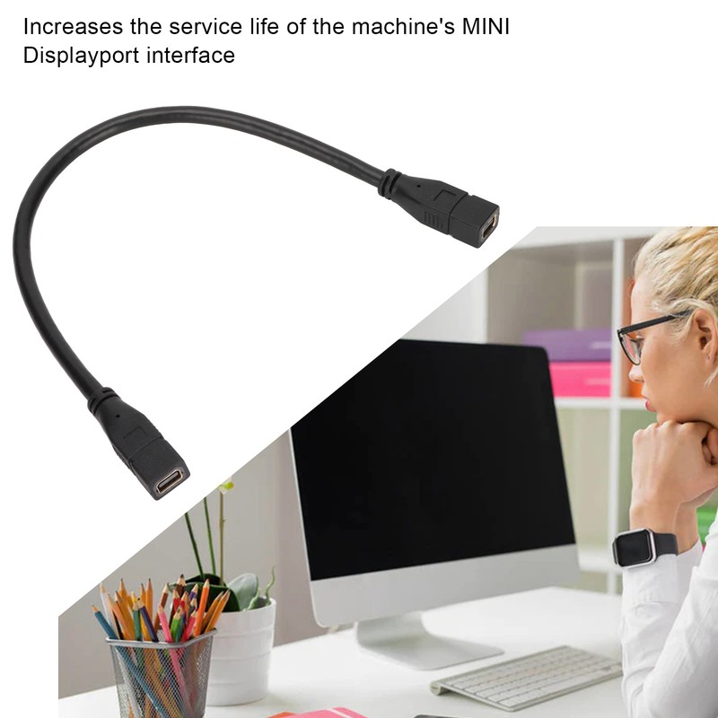 Mini DP Cable 0.3m MiniDP Female to Female Test Extension