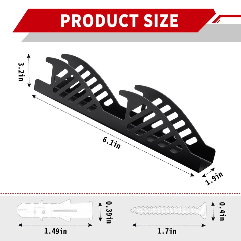 Racewill Jack Stand Wall Mount Organizer: Jack Stands Holder Storage