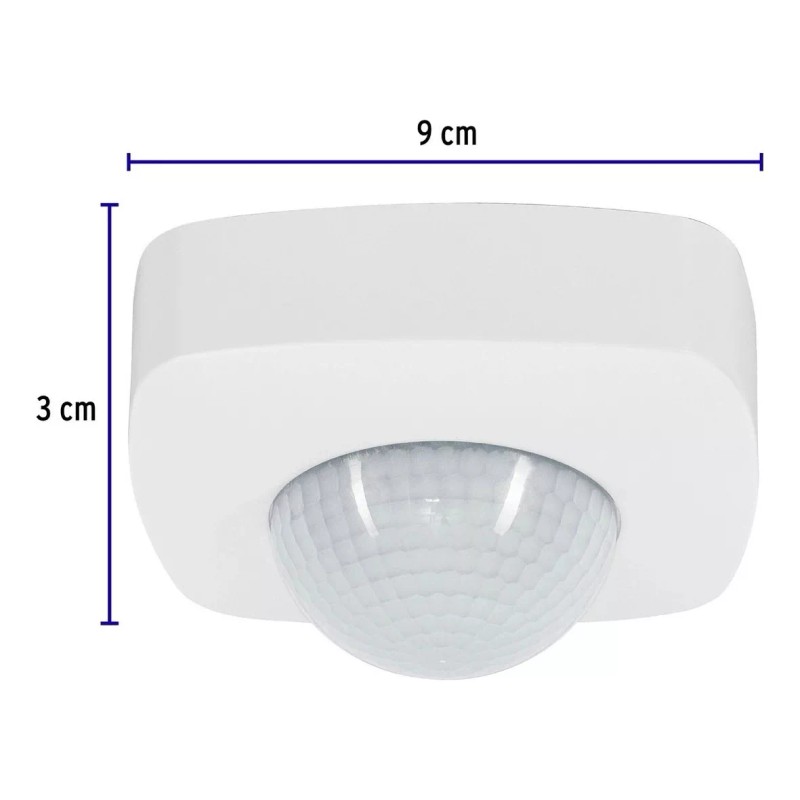 Volteck Sensor De Movimiento Para Techo Detección 20 M Volteck
