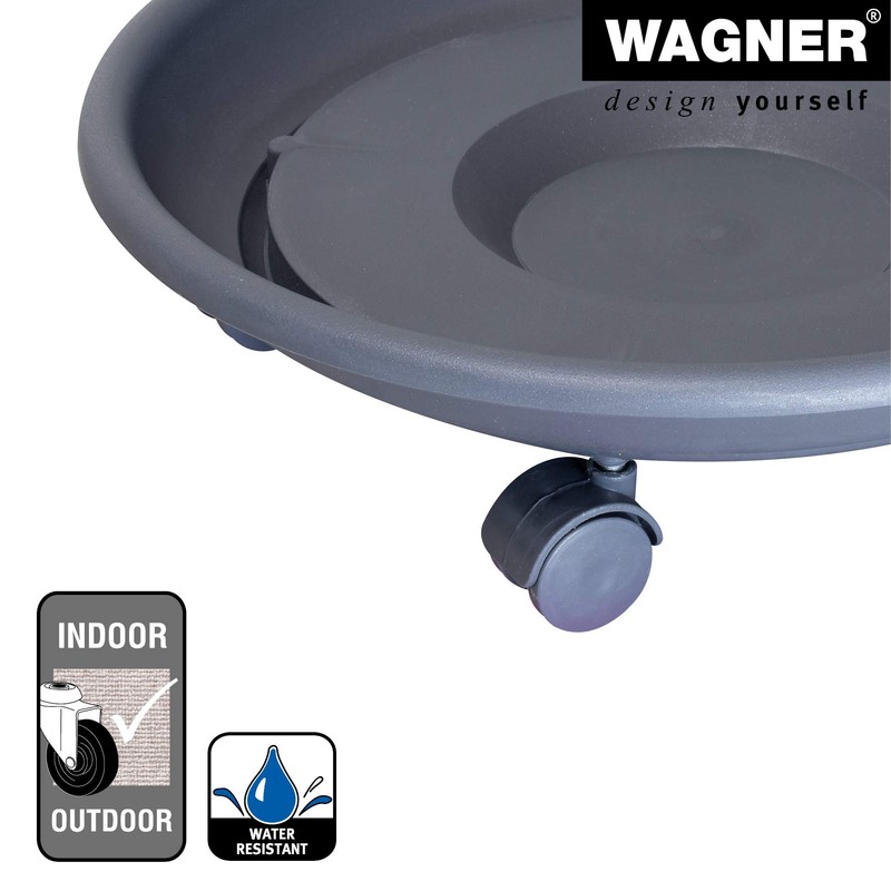 Wagner System 20103701 Multi-Roller Serie K Gardening Wagon, Anthracite