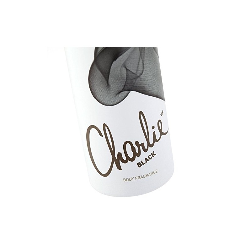 6 x Charlie Black Perfumed Body Fragrance 75ml