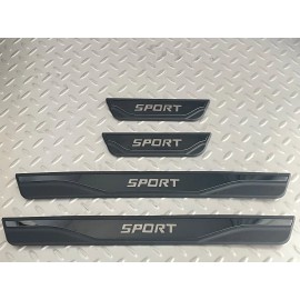 carcovers For Lincoln Sport Accessories BK Car Door Scuff Sill Cover Panel Step Portector