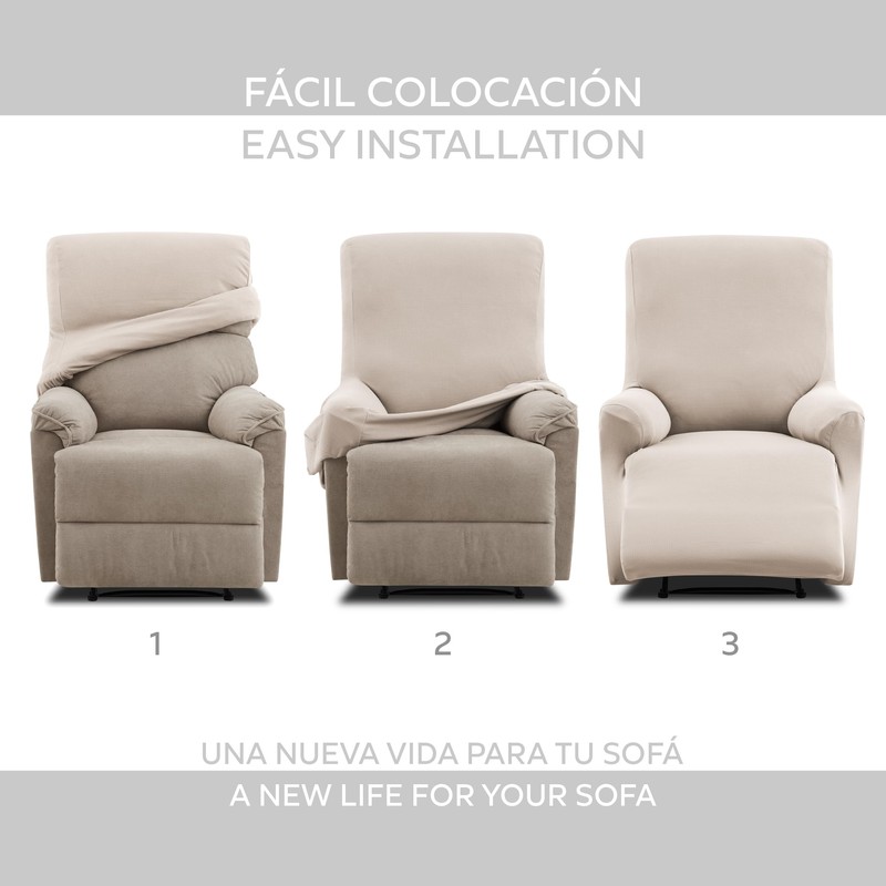 Textile-home Teide Elastic Sofa Cover, 1, 2, 3 and 4-Seater