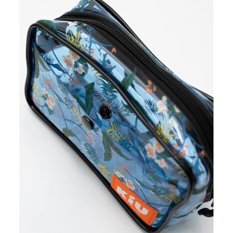 KiU Clear Clear Pouch PVC Pouch Cosmetic Case Sea Outdoor