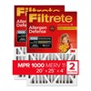 Filtrete 20x25x4, AC Furnace Air Filter, MPR 1000 DP, Micro