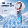 Handheld Portable Fan with Ice Cooling,Ice Cooling Umbrella Clip-on Fan,