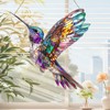 Varkage Hummingbird Suncatcher Window, Acrylic Hummingbird Pendant, Spirit Birds Suncatcher