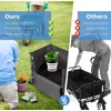 FUNHORUN Heavy Duty Collapsible Wagon Cart | Foldable Utility Wagon