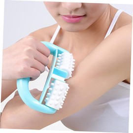 Healeved Massager Body Roller Type d Handheld Massager Dry or Oil Use for Circulation Elasticity Beauty