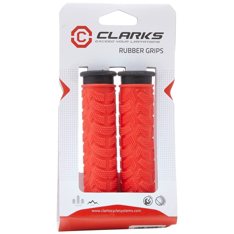 Clarks D2 Two Colour Plug Grip - Red/Black