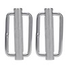 2Pcs Slide Buckle 316 Stainless Steel Rectangle Adjustable Knurled Roller