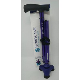 Hurrycane Freedom Edition Folding Cane-T Handle, Pathfinder Purple