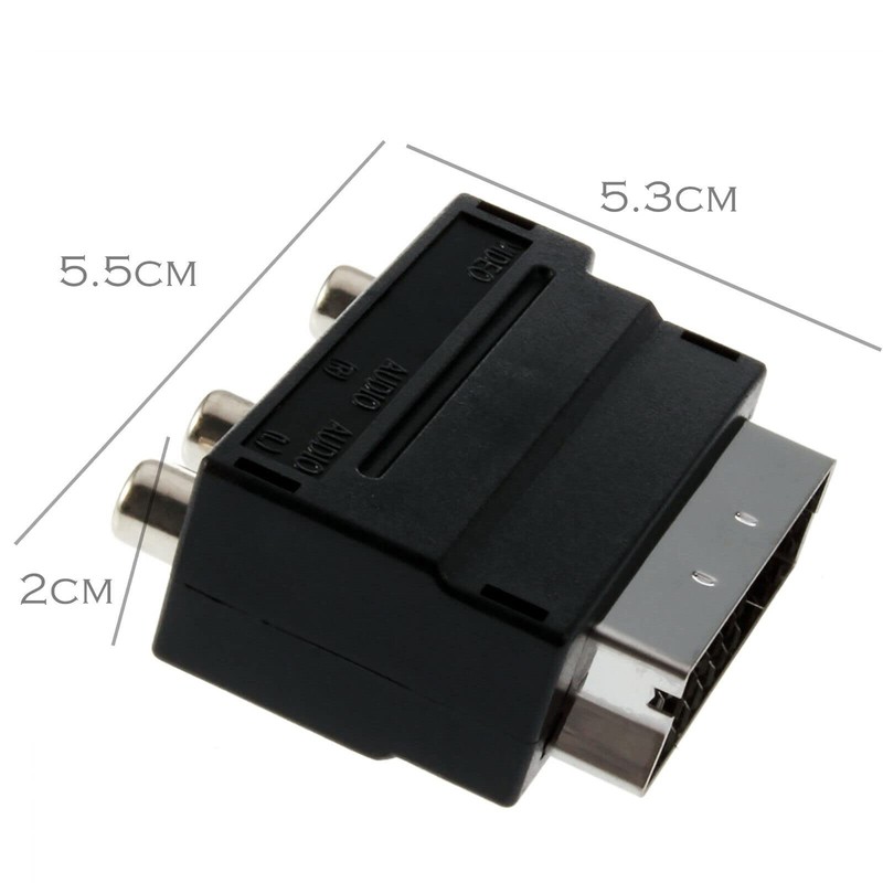 Mr. Gadget's Solutions SCART to 3 x RCA (Phono) &