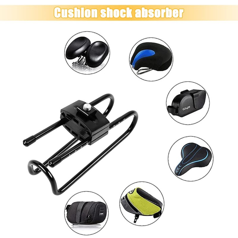 CLIUNT Shock Absorbing Seat Spring, Bicycle Seat Post Damper, Bicycle