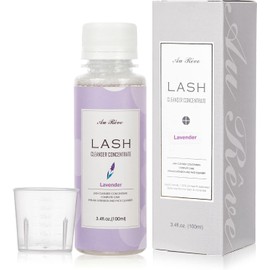 Concentrado Limpiador De Pestañas 100 Ml. Limpiador Para Extensiones De Pestañas Incluido En El Kit. Champú Para Extensiones De Pestañas Sin Aceite, Ideal Para Salones De Belleza. Rinde Para Di