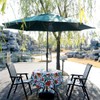 EHouseHome Outdoor and Indoor 60inch Round Tablecloth with Umbrella Hole