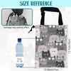 KXWQTRDD Car Garbage Bag Cute Grey Cats Drawstring Car Trash