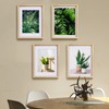 Egofine 12x16 Picture Frame Natural Wood with Plexiglass Made of