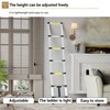 Telescoping Ladder, 6.6 Ft Extension Ladders with Anti-Slip Feet and