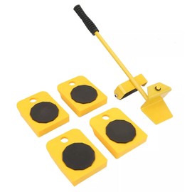 Furniture Lifter Tool Set, Anti Slip Alloy Steel Lever Principle Furniture Moving Tools Portable for Washing Machine