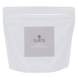 CLAYU Clay and Epsom Salt, Bath Cosmetics, 17.6 oz (500 g), 10 Servings, Milky White, Bath Salt, Gift, Additive-Free, Unscented