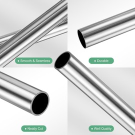 M METERXITY 1個 300mm 316ステンレス鋼管 7mm OD 0.5mm 壁厚シームレスステンレス鋼管 建設/加工/DIYクラフト用 金属直管[0.28x0.5x11.8"]