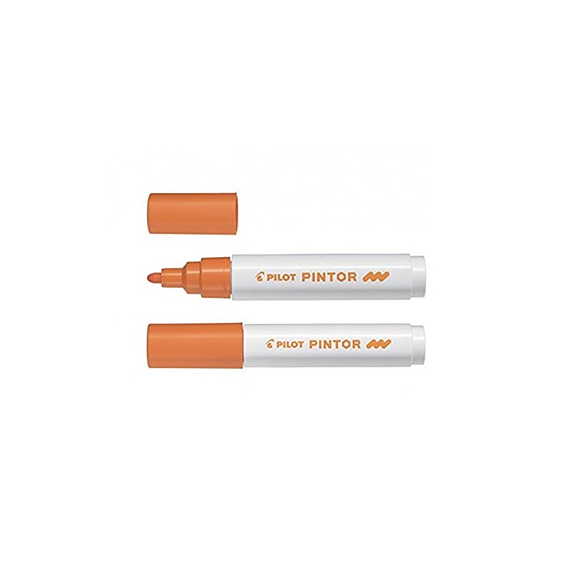 Pilot Pintor Medium Line Bullet Paint Marker 4.5mm Tip- Orange