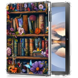 HEAKIERG Clear Case for Remarkable Paper Pro Tablet 11.8 Inch 2024 Released, Transparent TPU Silicone Protective Shell Shockproof Case for Remarkable Paper Pro 2024, Flower Book
