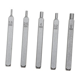 KONTONTY 5pcs Jewelry Stamping Tool Punch Stamps for Jewelry and Craft Projects High Hardness and Structure for Efficient Inlay Work